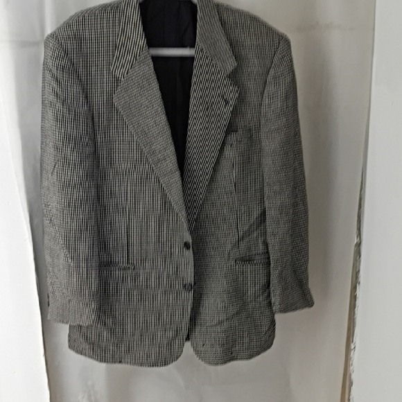 Other - Men's Houndstooth Sport Coat - Black & White